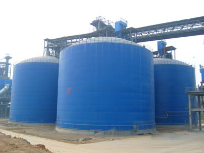 岚山水泥钢板库改造