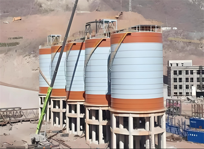 岚山高架钢板仓